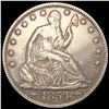 1854 Seated Liberty Half Dollar NEARLY UNC