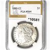 1880-CC Morgan Silver Dollar PGA-MS64