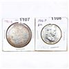 1883-S Morgan Dollar and 1956 Franklin Half