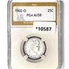 1902-O Buffalo Quarter PGA-AU58