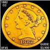 1882-CC $5 Gold Half Eagle LIGHTLY CIRC