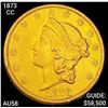 1873-CC $20 Gold Double Eagle CHOICE AU