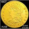 1807 $5 Gold Half Eagle CHOICE AU