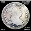 1796 Draped Bust Quarter LIGHTLY CIRC