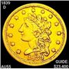 1839-D $2.50 Gold Quarter Eagle CHOICE AU