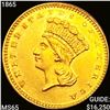 1865 Rare Gold Dollar GEM BU