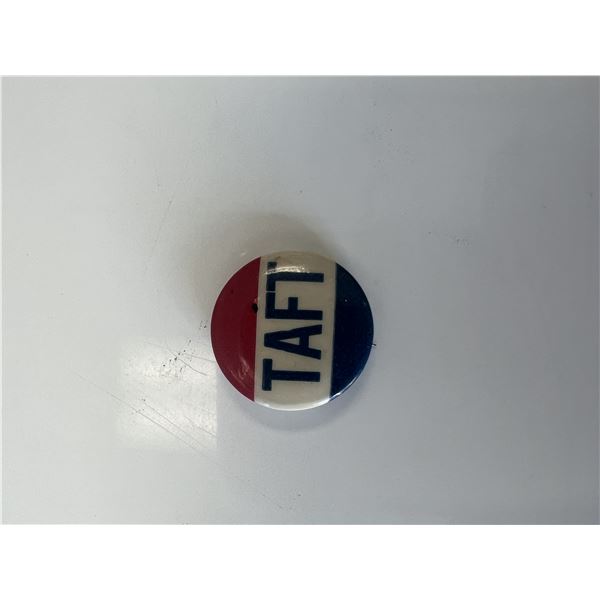 Taft presidential campaign vintage pin