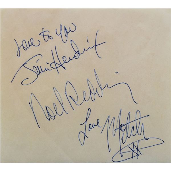 Jimi Hendrix Experience signed slip