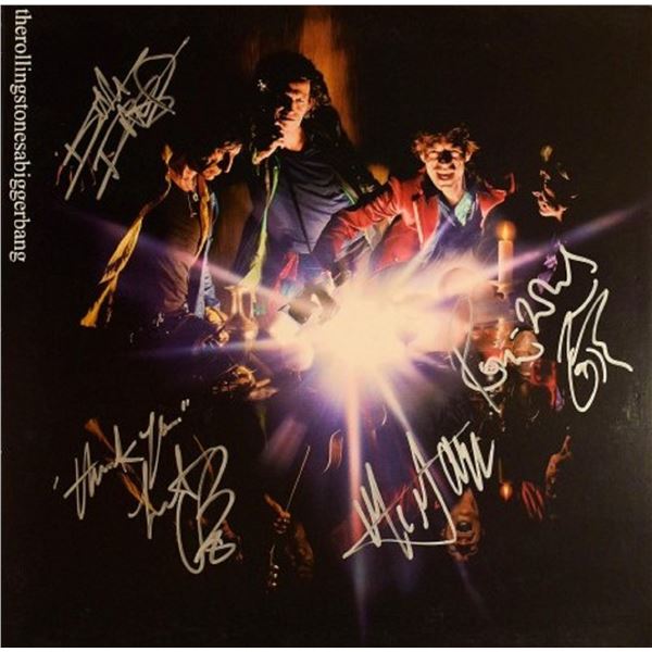 The Rolling Stones signed A Bigger Bang album