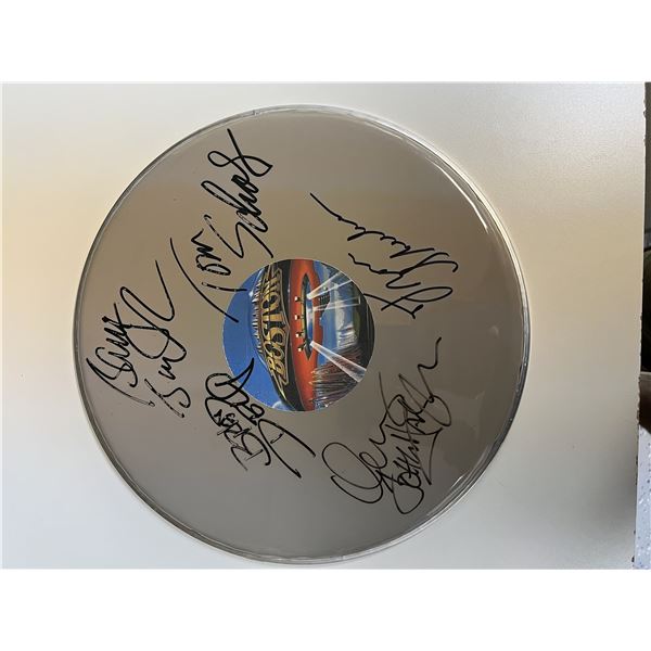 Boston band signed drum head