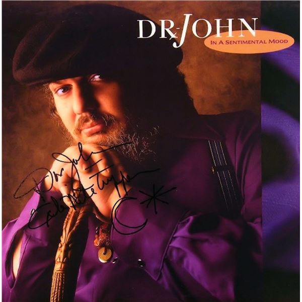 Dr. John In A Sentimental Mood signed album