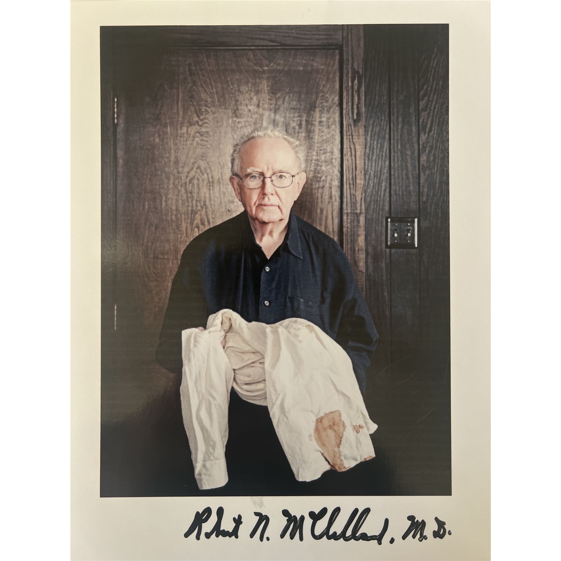 JFK Assassination Dr. Robert N. McClelland signed photo