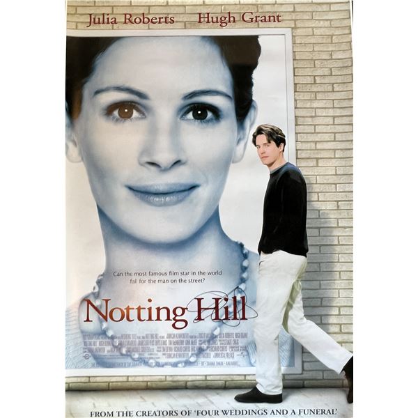 Notting Hill Julia Roberts signed movie poster