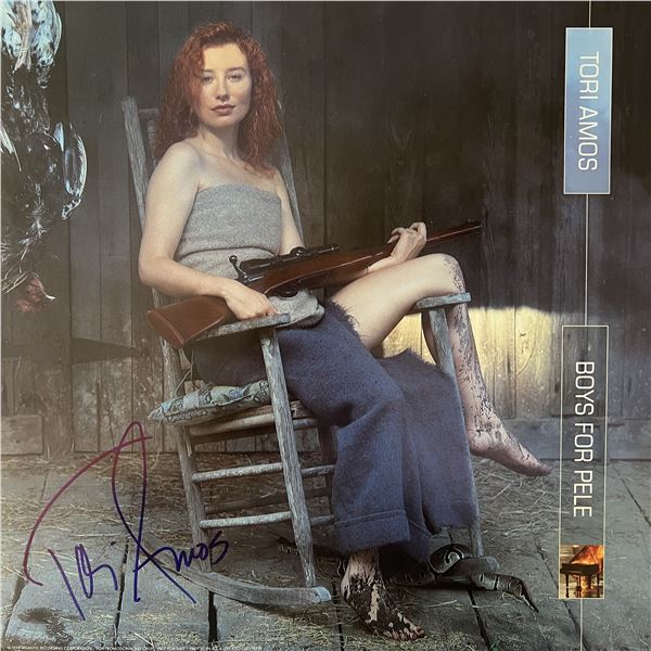 Tori Amos Boys for Pele signed album insert