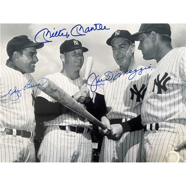 NY Yankees team signed photo GFA authenticated