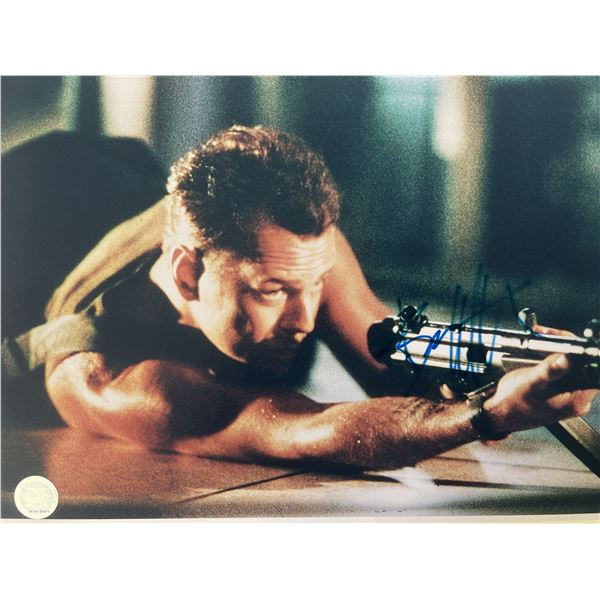 Die Hard Bruce Willis signed photo GFA authenticated