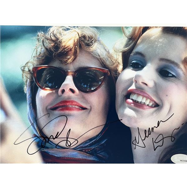 Thelma and Louise Susan Sarandon and Geena Davis signed movie photo