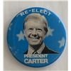 Image 1 : 1980 Re-elect President Carter political pin