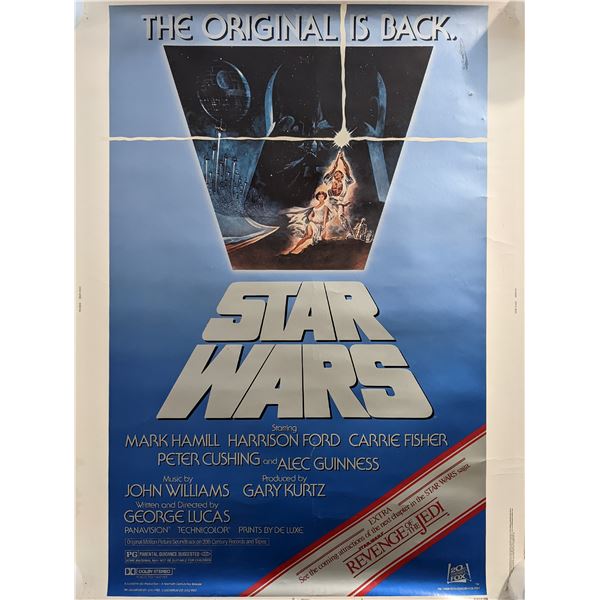 Star Wars 1982R Original 30x40 Movie Poster