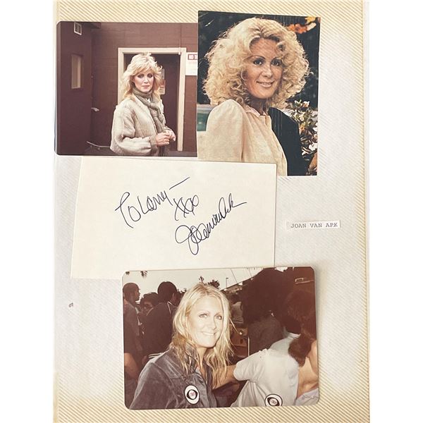 Joan Van Ark original signature and photos