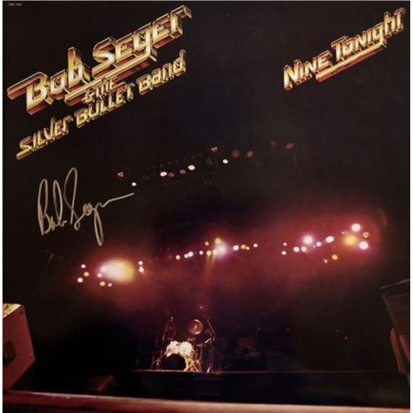 Bob Seger signed "Nine Tonight" album
