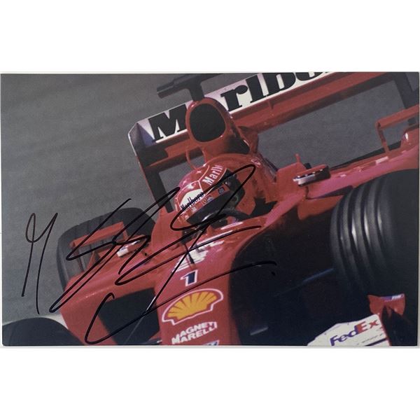 F1 Michael Schumacher signed photo