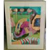 Image 1 : Original Framed Oil on Canvas - Artist Signed "Alix"