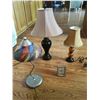 Image 1 : Table Lamp, Art Deco Table Lamp,Crystal Framed Quartz Alarm Clock and more