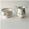 Image 1 : Royal Albert bone china Petit Point Pattern - Sugar and Creamer set