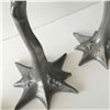 Image 2 : Pewter Wavy Candlesticks