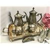 Image 1 : Vintage Leonard Silver Plated Coffee and Tea Set with much more