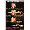 Image 1 : 007 Goldfinger Poster Sean Connery Autographed Signed