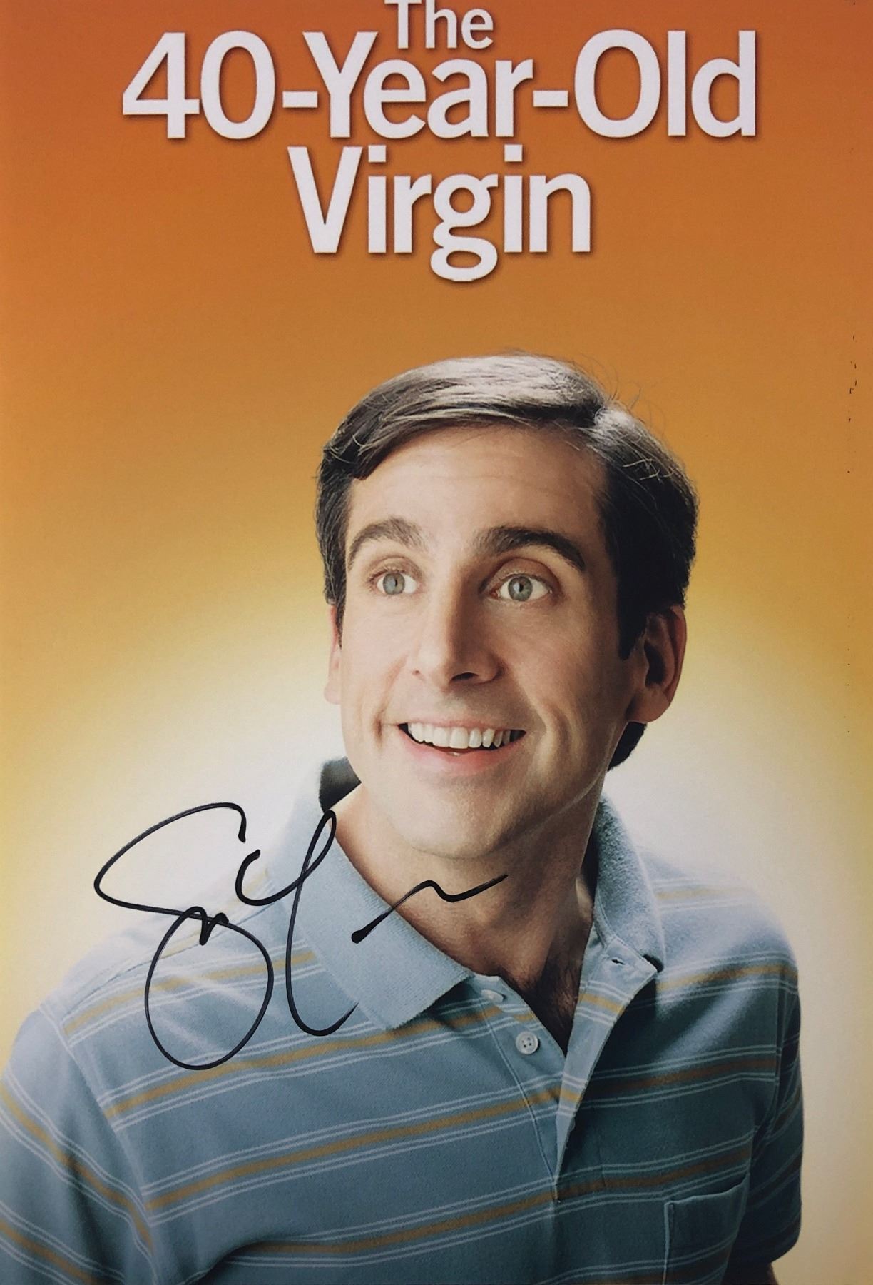 40 Years Old Virgin Poster Steve Carell Autographed Signed 40-years-old-virgin-poster-steve-carell-autographed-signed
