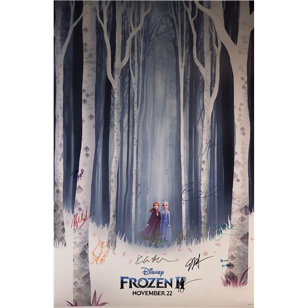 Frozen 2 Idina Menzel Signed Poster