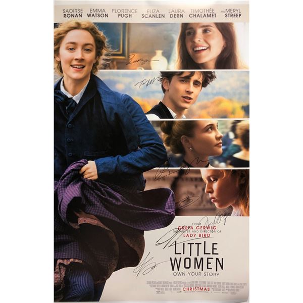 Signed Little Women Emma Watson Poster