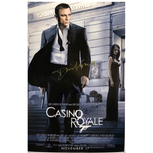 007 Casino Royale Poster Daniel Craig Autographed Signed