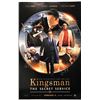Image 1 : Kingsman 1Poster Colin Firth Taron Egerton Autographed Signed