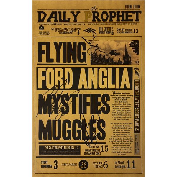 Harry Potter Emma Watson Poster Autographed