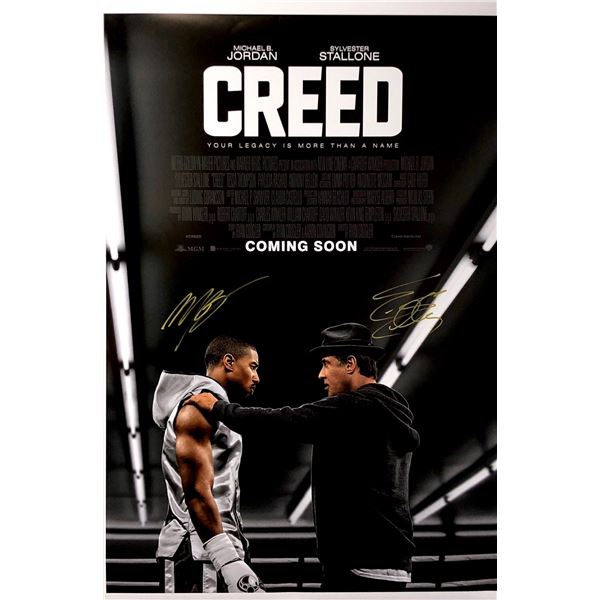 Sylvester Stallone Autograph Signed Creed  Poster