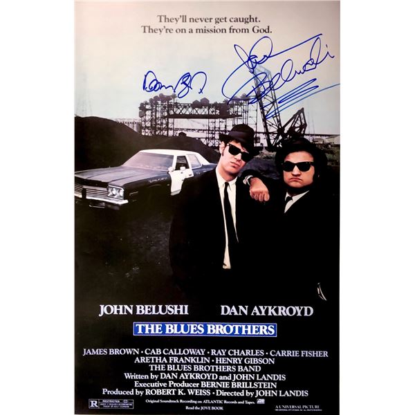 Autograph Signed Blues Brothers Poster
