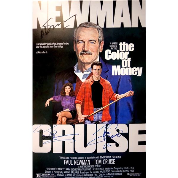Autograph Signed Color of Money Poster