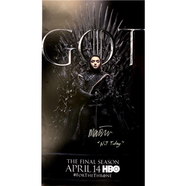 Autograph Signed Game of Thrones Poster