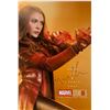 Image 1 : Elizabeth Olsen Autograph Signed Avengers Poster