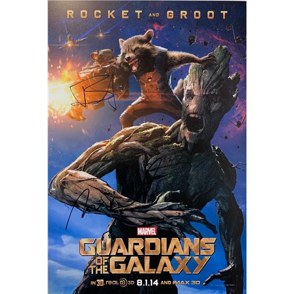 Vin Diesel Autograph Signed Guardians of the Galaxy Poster