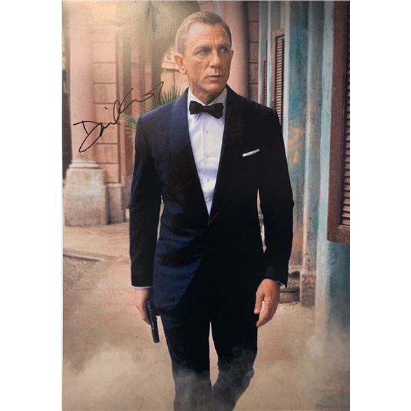 Daniel Craig Autograph Signed James Bond 007 Poster