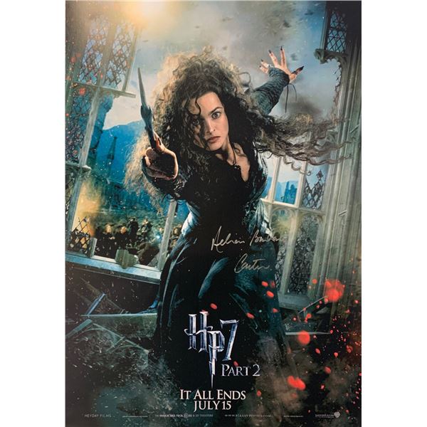 Helena Bonham Carter Autograph Signed Harry Potter Poster