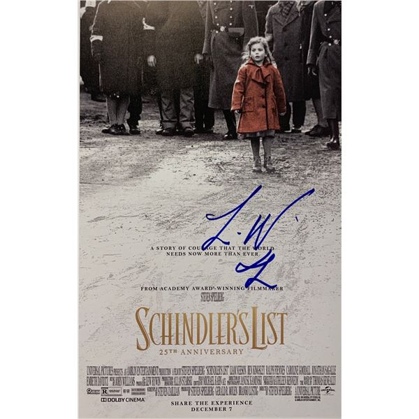 Liam Neeson Autograph Signed Schindler's List Poster