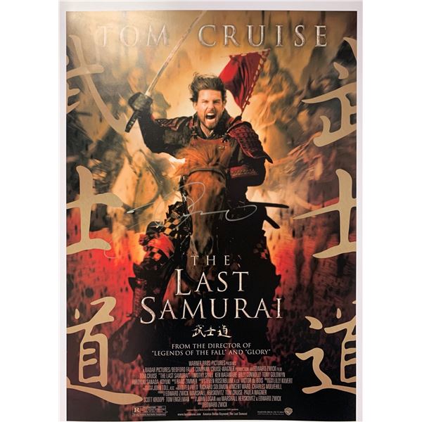 Autograph Signed Last Samurai Poster