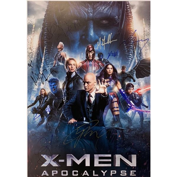 Autograph Signed X-Men: Apocalypse Poster