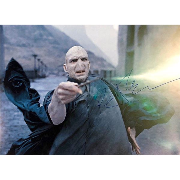 Harry Potter Ralph Fiennes Autograph Signed Poster